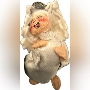 Handcrafted in NH Annalee Mobilitee Angel Ornament Figure Doll Vintage 1961 Pose